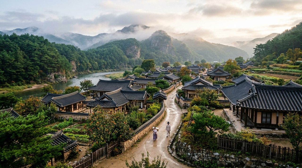Historic Andong Hahoe Village